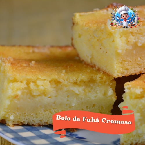 Bolo de Fubá Cremoso