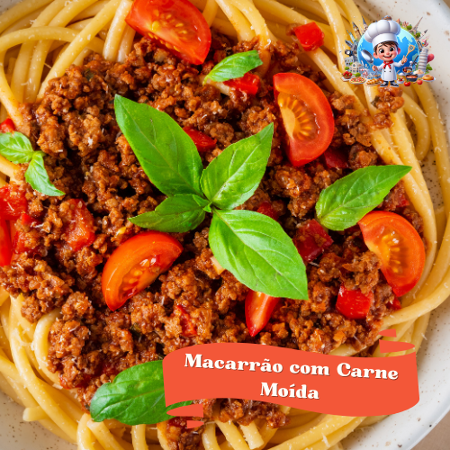 Macarrão com Carne Moída
