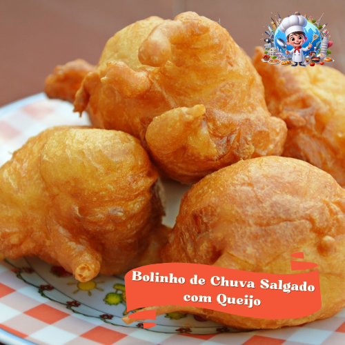 Bolinho de Chuva Salgado com Queijo