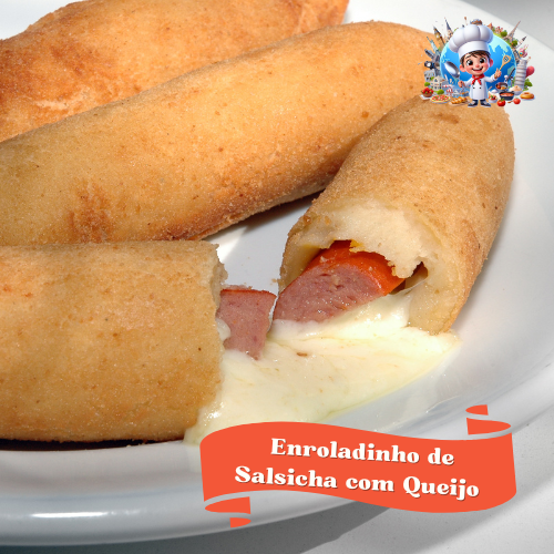 Enroladinho de Salsicha com Queijo