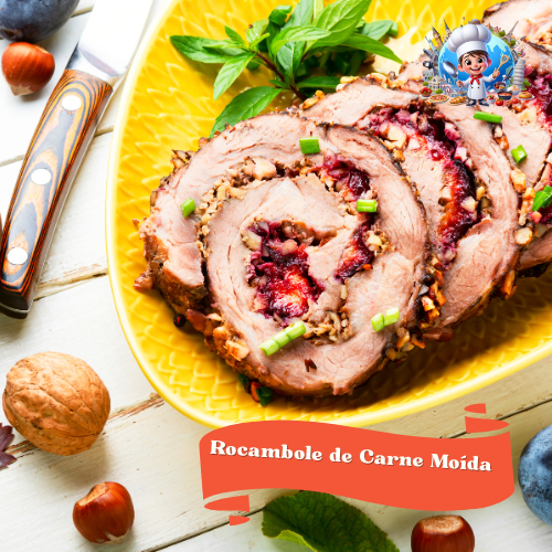 Rocambole de Carne Moída