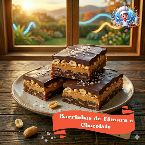 Barrinhas de Tâmara e Chocolate